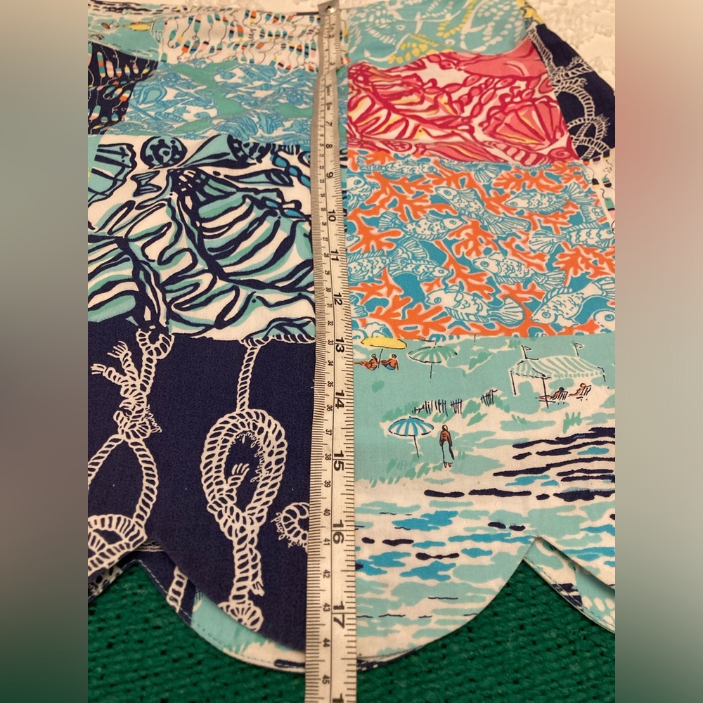 Lilly Pulitzer - Skirt - Patchwork With Scalloped… - image 4